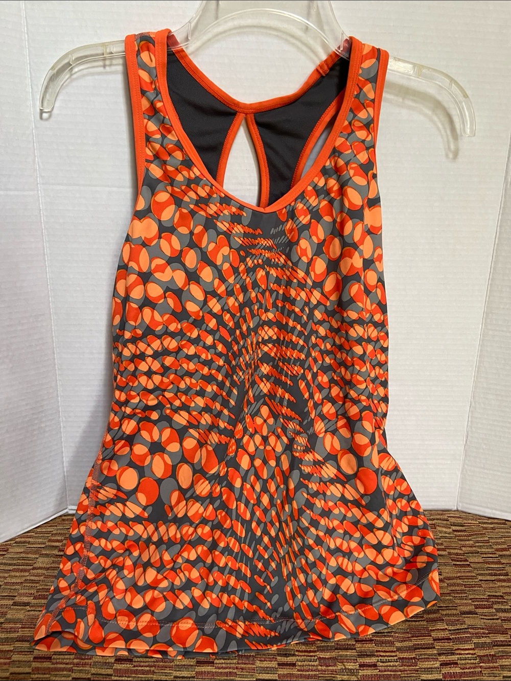 Xersion Black and Orange Performance Tank
